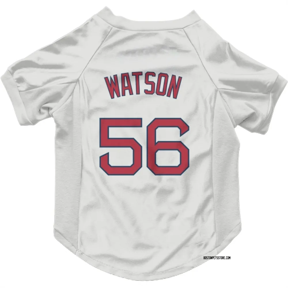 Boston Red Sox Ryan Watson White Pet Jersey for Dog & Cat