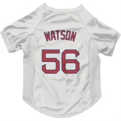 Boston Red Sox Ryan Watson White Pet Jersey for Dog & Cat