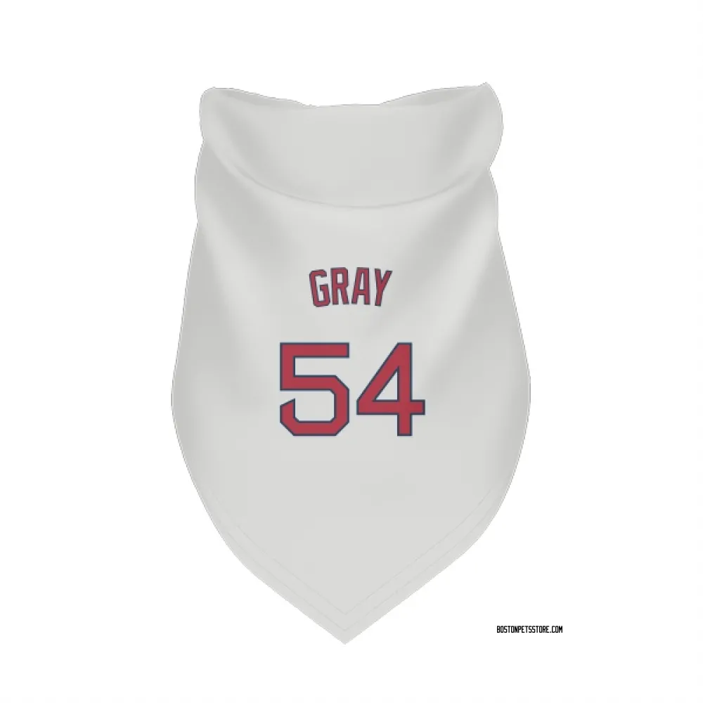 Boston Red Sox Sonny Gray White Pet Bandana for Dog & Cat
