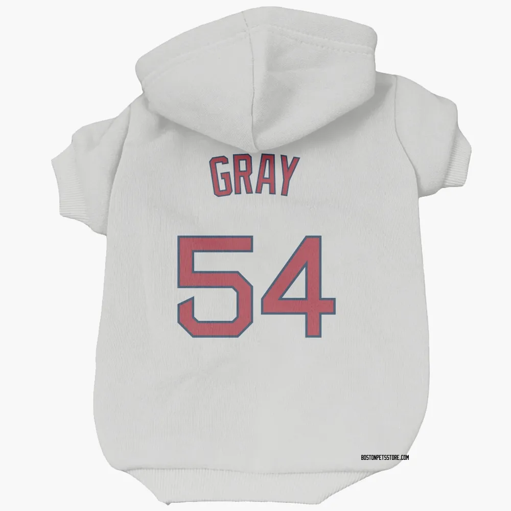 Boston Red Sox Sonny Gray White Pet Hoodie for Dog & Cat