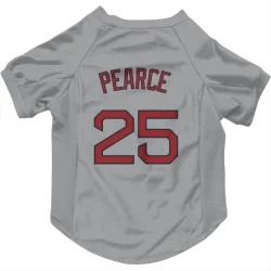 Boston Red Sox Steve Pearce Gray Pet Jersey for Dog & Cat