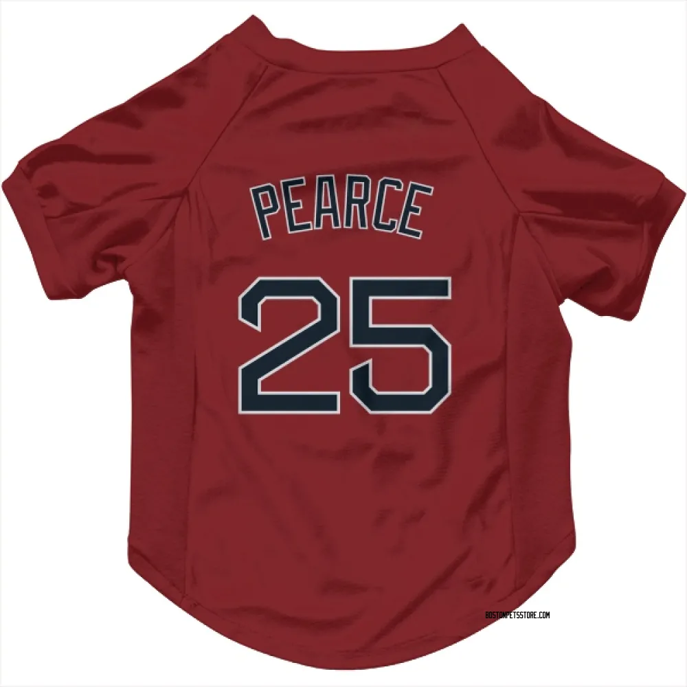 Boston Red Sox Steve Pearce Red Pet Jersey for Dog & Cat