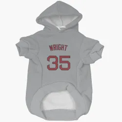 Boston Red Sox Steven Wright Gray Pet Hoodie for Dog & Cat