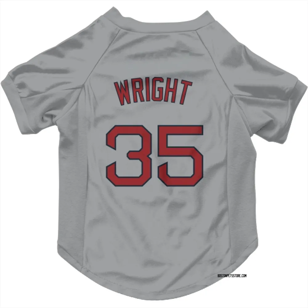 Boston Red Sox Steven Wright Gray Pet Jersey for Dog & Cat