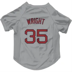 Boston Red Sox Steven Wright Gray Pet Jersey for Dog & Cat