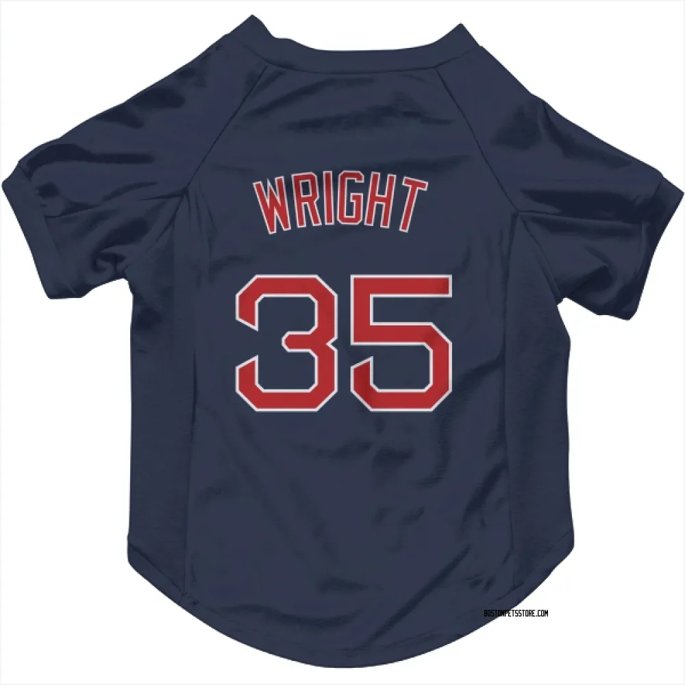 Boston Red Sox Steven Wright Navy Pet Jersey for Dog & Cat