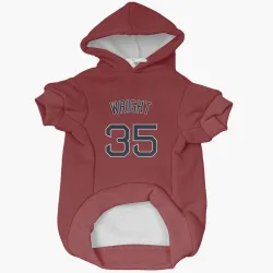 Boston Red Sox Steven Wright Red Pet Hoodie for Dog & Cat