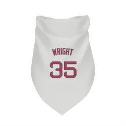 Boston Red Sox Steven Wright White Pet Bandana for Dog & Cat