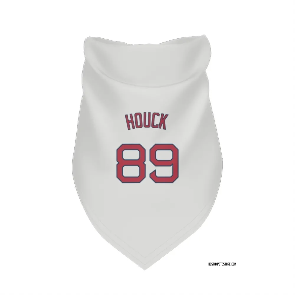 Boston Red Sox Tanner Houck White Pet Bandana for Dog & Cat
