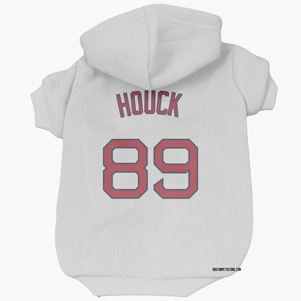 Boston Red Sox Tanner Houck White Pet Hoodie for Dog & Cat