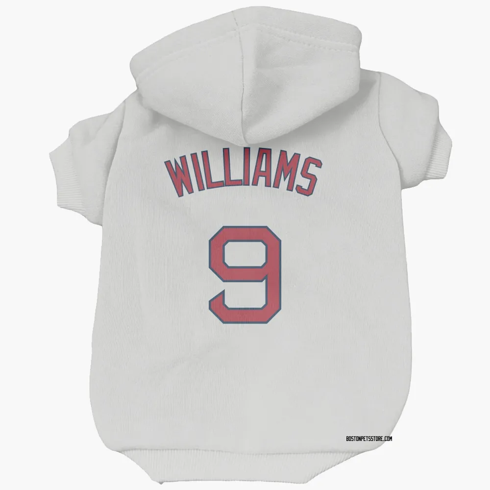 Boston Red Sox Ted Williams White Pet Hoodie for Dog & Cat