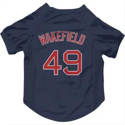 Boston Red Sox Tim Wakefield Navy Pet Jersey for Dog & Cat