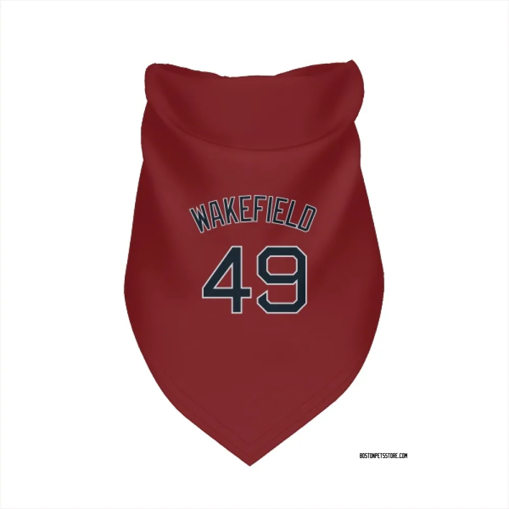 Boston Red Sox Tim Wakefield Red Pet Bandana for Dog & Cat