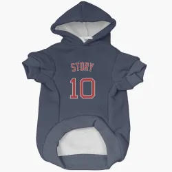 Boston Red Sox Trevor Story Navy Pet Hoodie for Dog & Cat