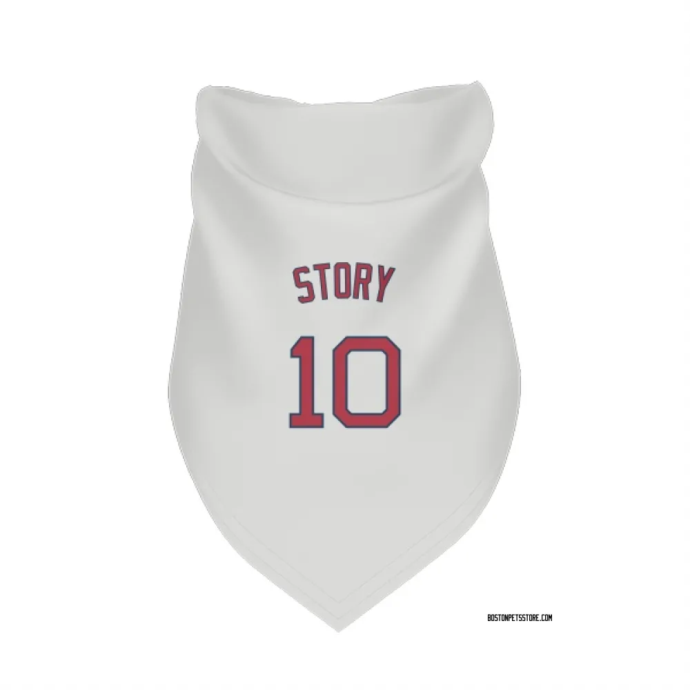 Boston Red Sox Trevor Story White Pet Bandana for Dog & Cat
