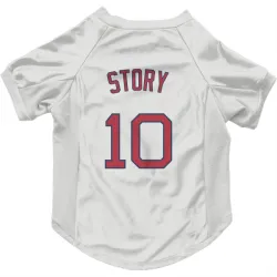 Boston Red Sox Trevor Story White Pet Jersey for Dog & Cat