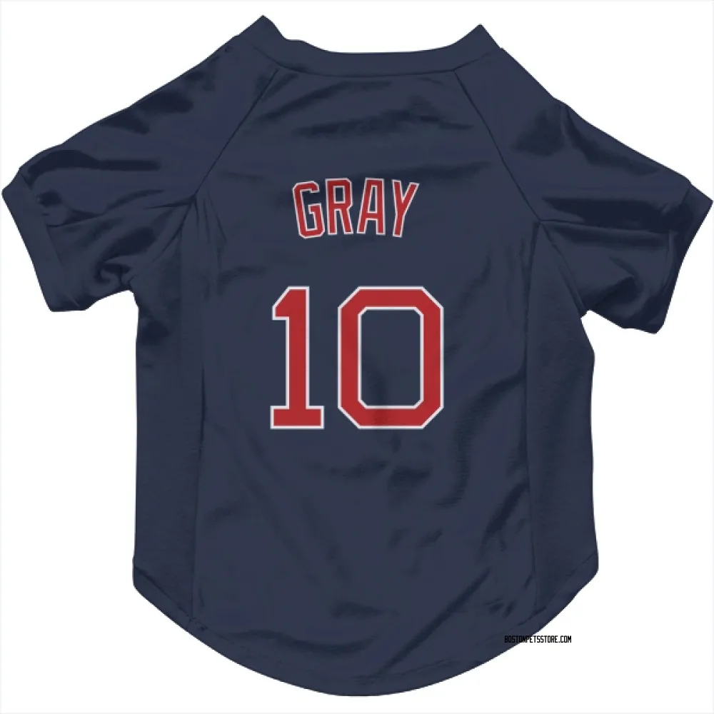 Boston Red Sox Tristan Gray Navy Pet Jersey for Dog & Cat