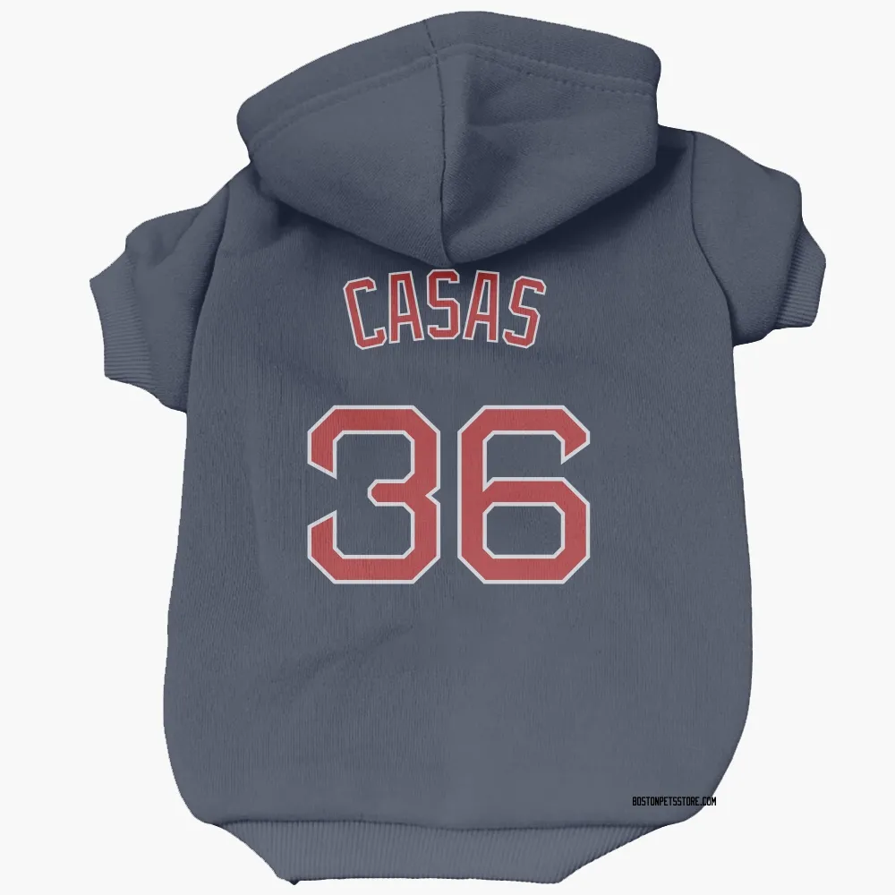 Boston Red Sox Triston Casas Navy Pet Hoodie for Dog & Cat