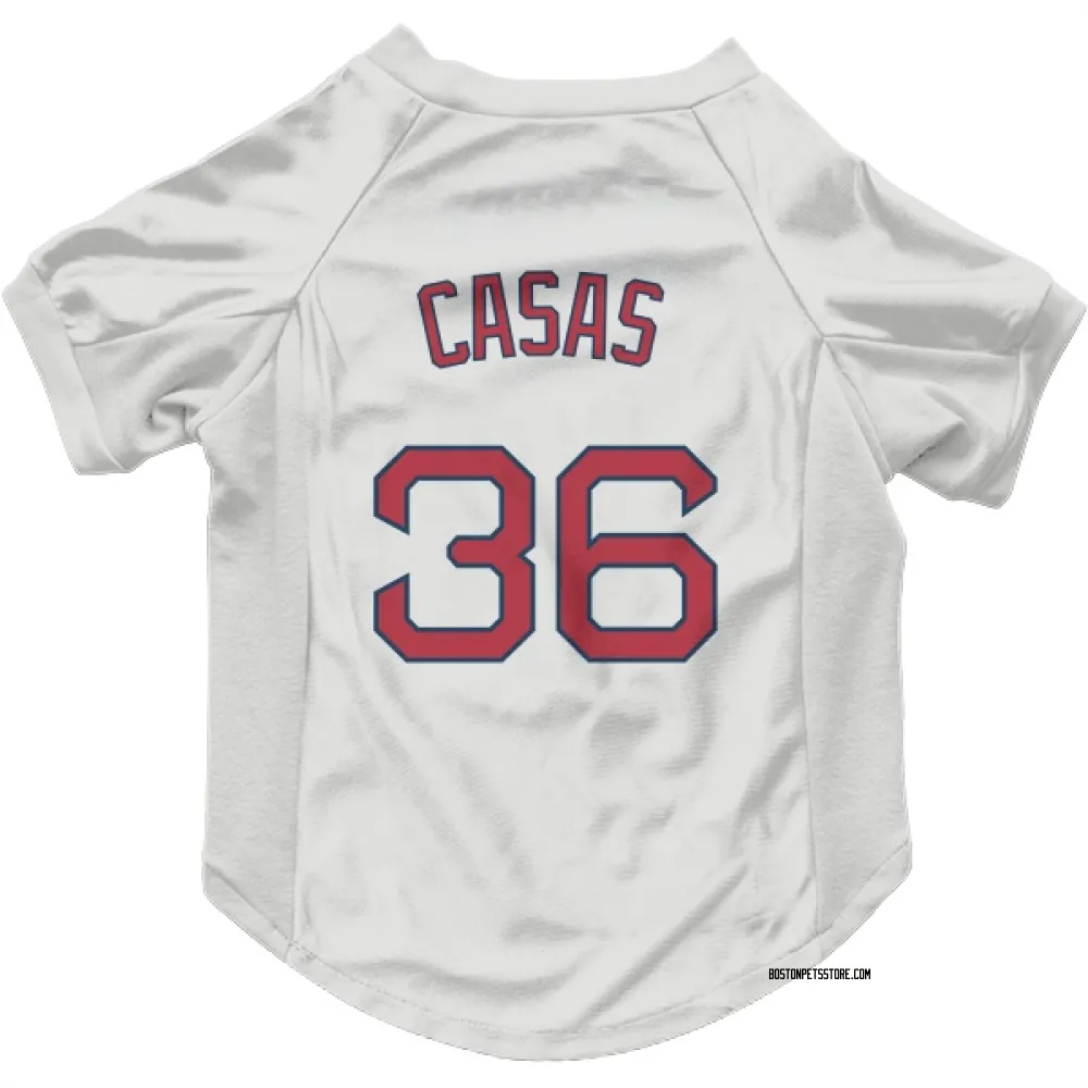 Boston Red Sox Triston Casas White Pet Jersey for Dog & Cat