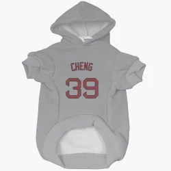 Boston Red Sox Tsung-Che Cheng Gray Pet Hoodie for Dog & Cat