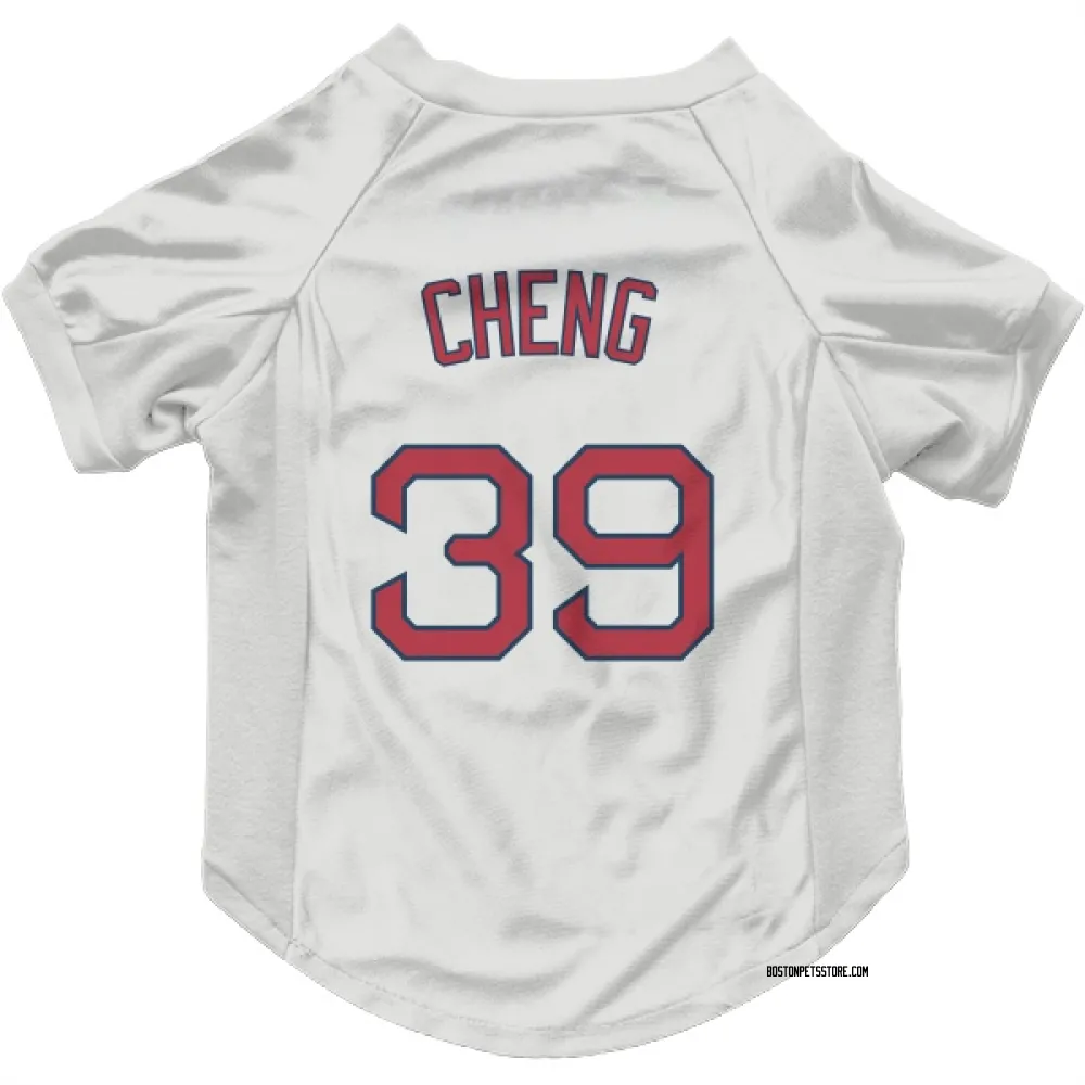 Boston Red Sox Tsung-Che Cheng White Pet Jersey for Dog & Cat