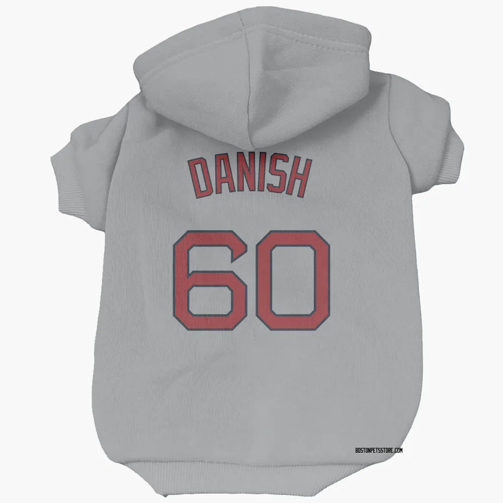 Boston Red Sox Tyler Danish Gray Pet Hoodie for Dog & Cat