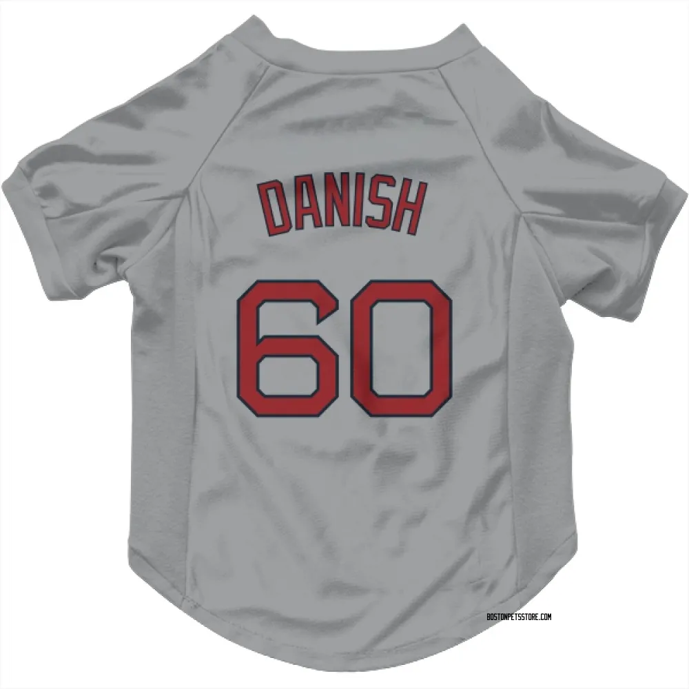 Boston Red Sox Tyler Danish Gray Pet Jersey for Dog & Cat