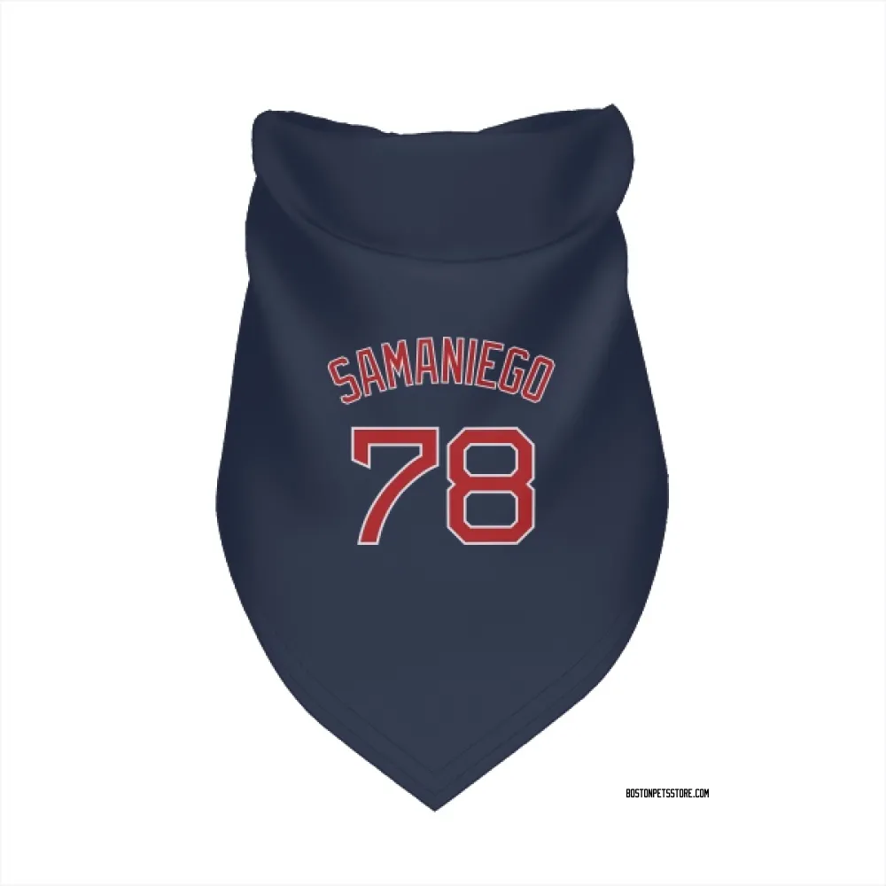 Boston Red Sox Tyler Samaniego Navy Pet Bandana for Dog & Cat
