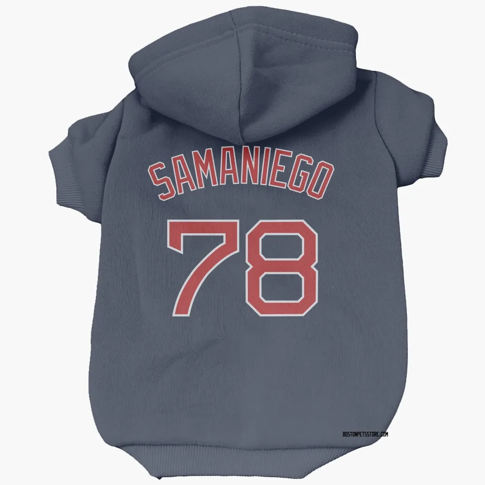 Boston Red Sox Tyler Samaniego Navy Pet Hoodie for Dog & Cat