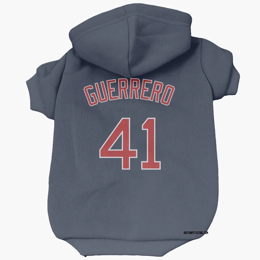 Boston Red Sox Tyron Guerrero Navy Pet Hoodie for Dog & Cat
