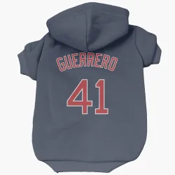 Boston Red Sox Tyron Guerrero Navy Pet Hoodie for Dog & Cat