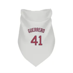 Boston Red Sox Tyron Guerrero White Pet Bandana for Dog & Cat