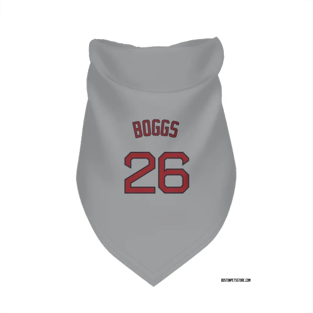 Boston Red Sox Wade Boggs Gray Pet Bandana for Dog & Cat