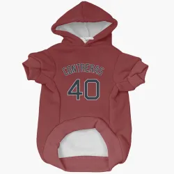 Boston Red Sox Willson Contreras Red Pet Hoodie for Dog & Cat