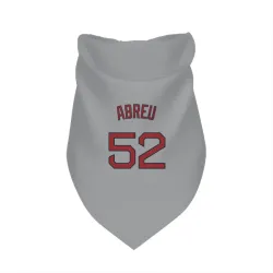 Boston Red Sox Wilyer Abreu Gray Pet Bandana for Dog & Cat