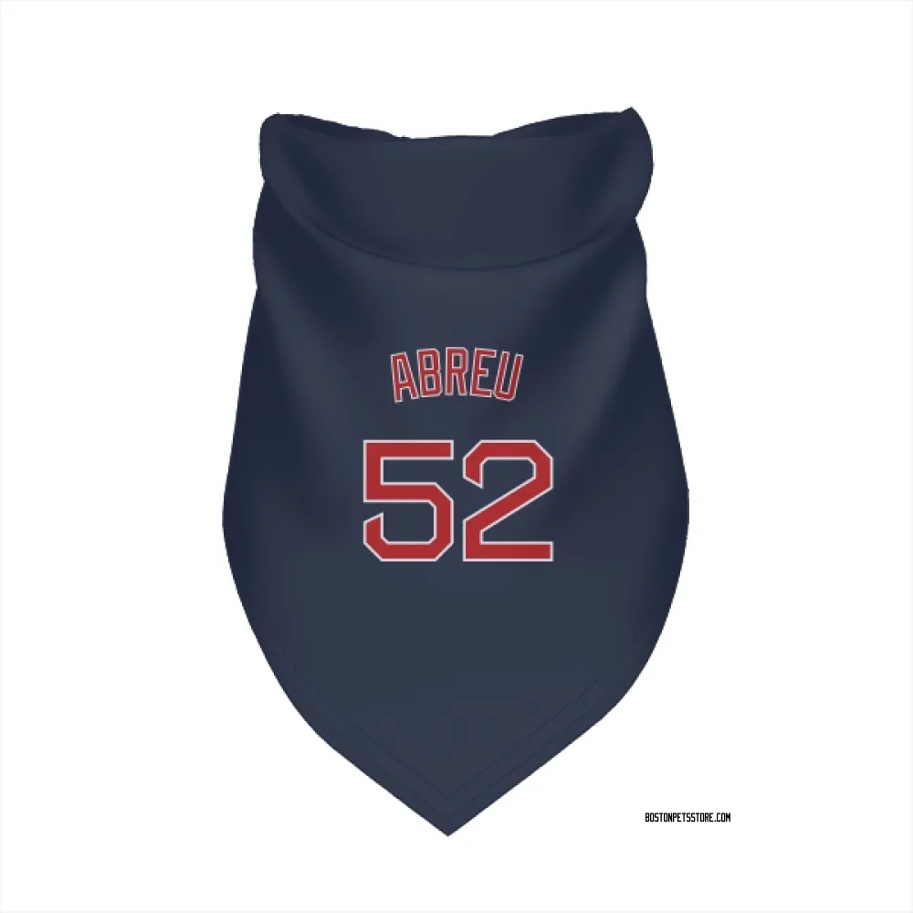Boston Red Sox Wilyer Abreu Navy Pet Bandana for Dog & Cat