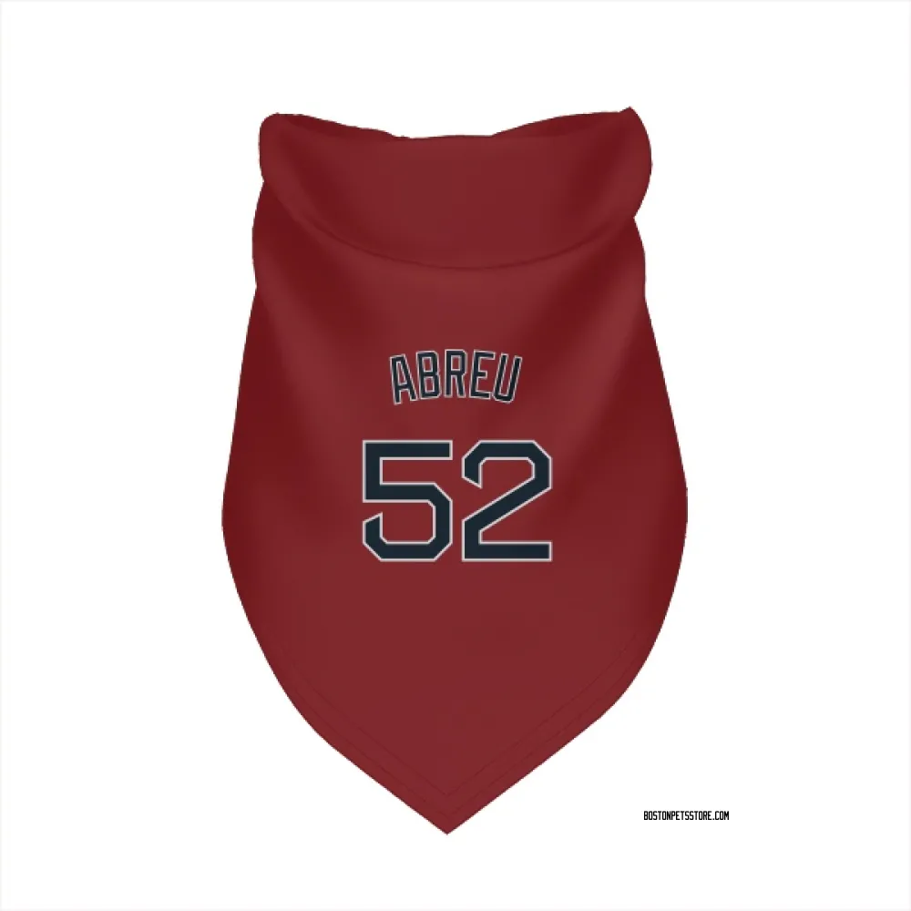 Boston Red Sox Wilyer Abreu Red Pet Bandana for Dog & Cat
