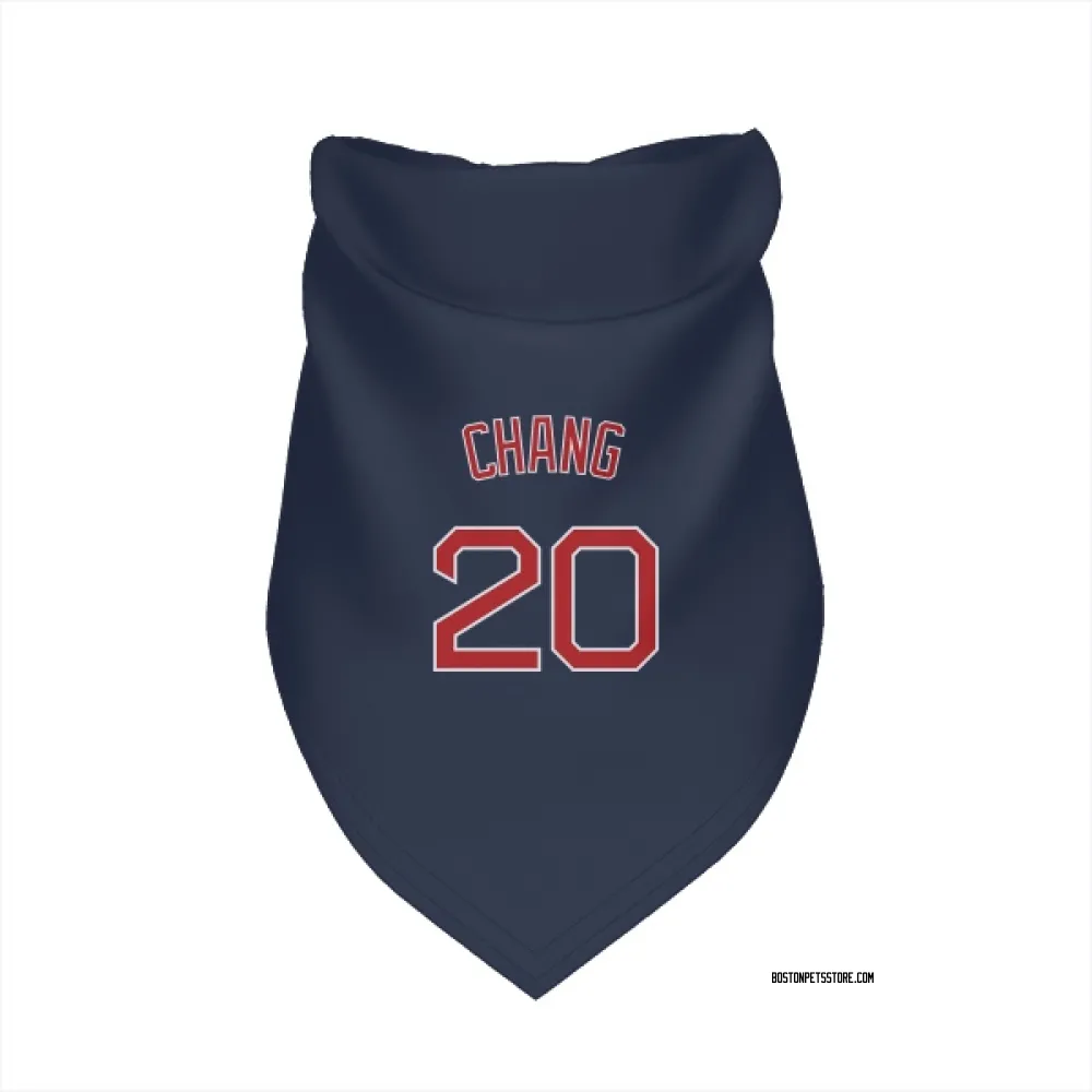 Boston Red Sox Yu Chang Navy Pet Bandana for Dog & Cat