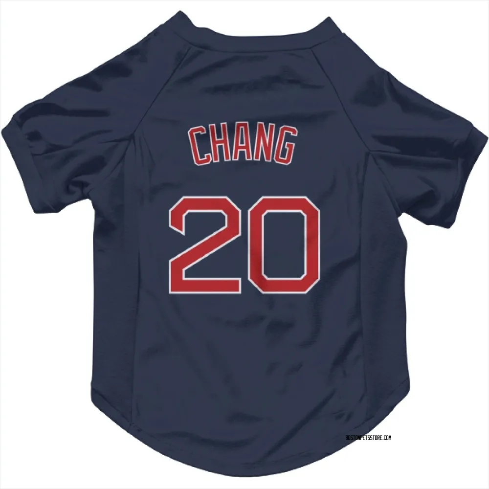 Boston Red Sox Yu Chang Navy Pet Jersey for Dog & Cat