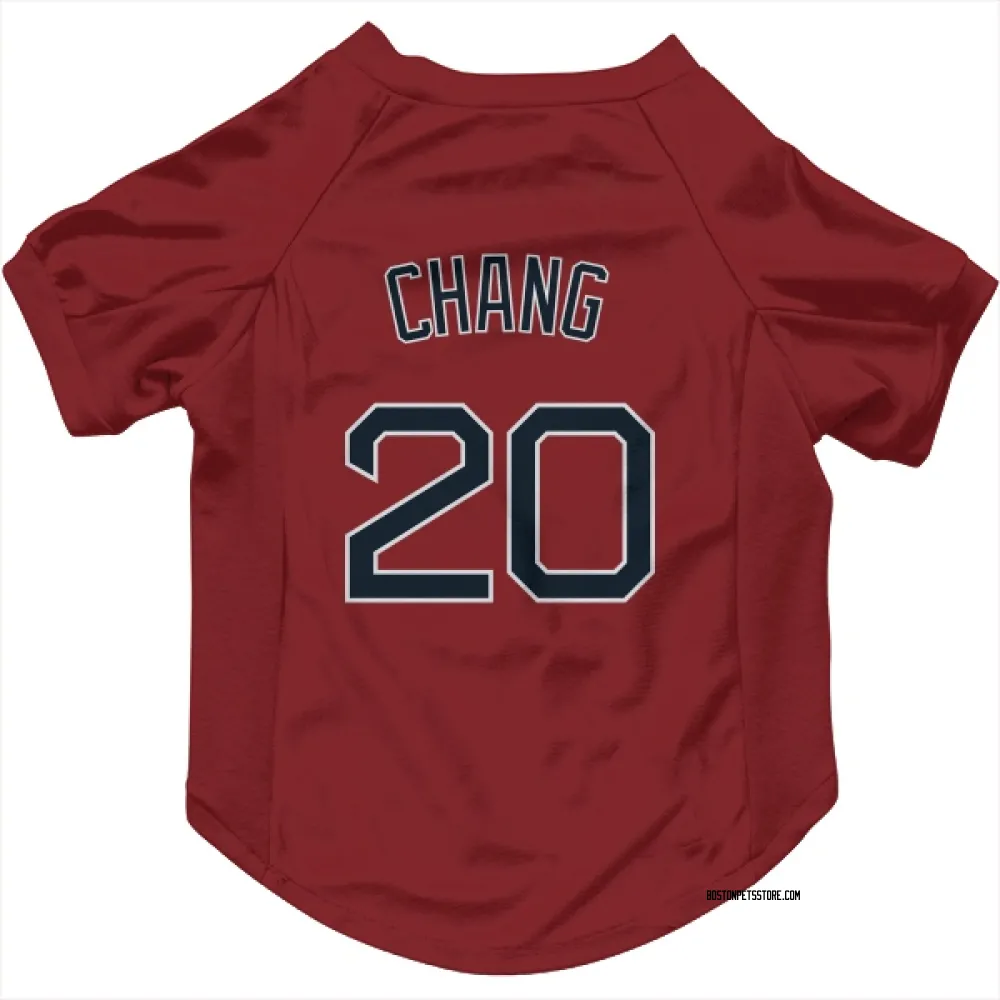 Boston Red Sox Yu Chang Red Pet Jersey for Dog & Cat