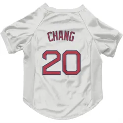 Boston Red Sox Yu Chang White Pet Jersey for Dog & Cat