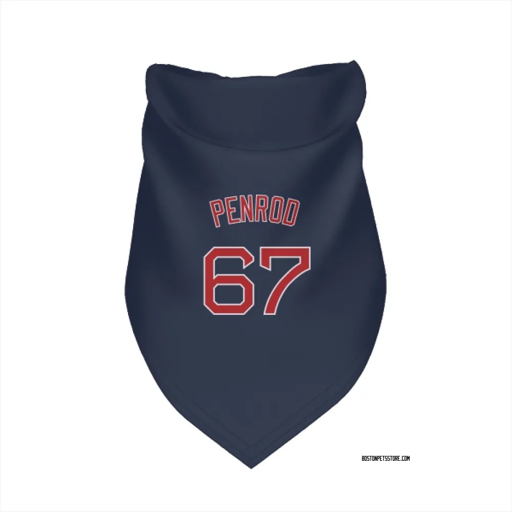 Boston Red Sox Zach Penrod Navy Pet Bandana for Dog & Cat