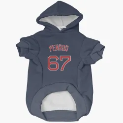 Boston Red Sox Zach Penrod Navy Pet Hoodie for Dog & Cat