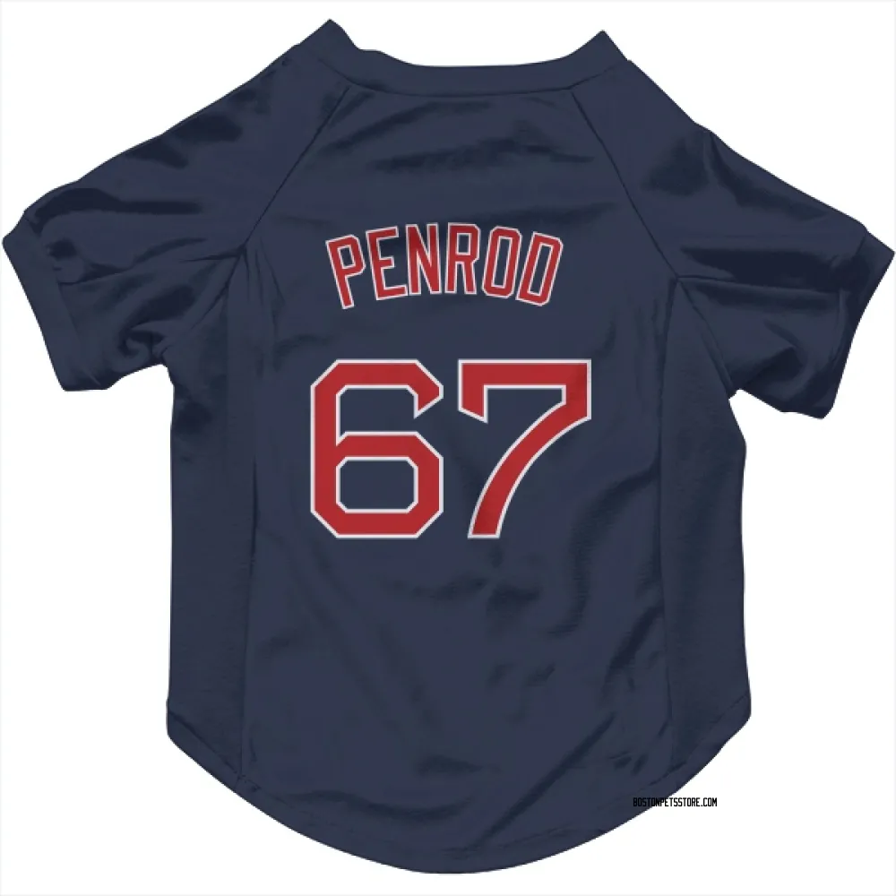 Boston Red Sox Zach Penrod Navy Pet Jersey for Dog & Cat