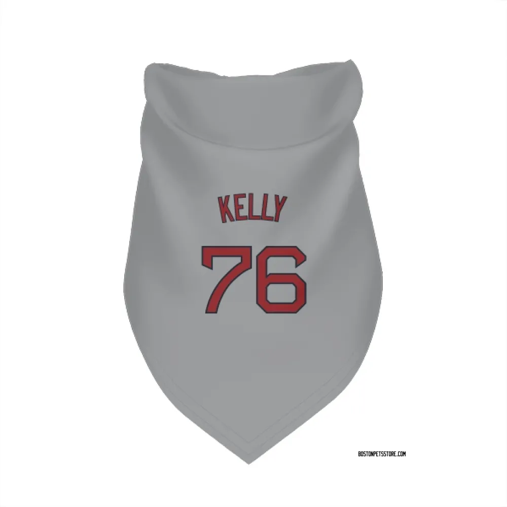 Boston Red Sox Zack Kelly Gray Pet Bandana for Dog & Cat